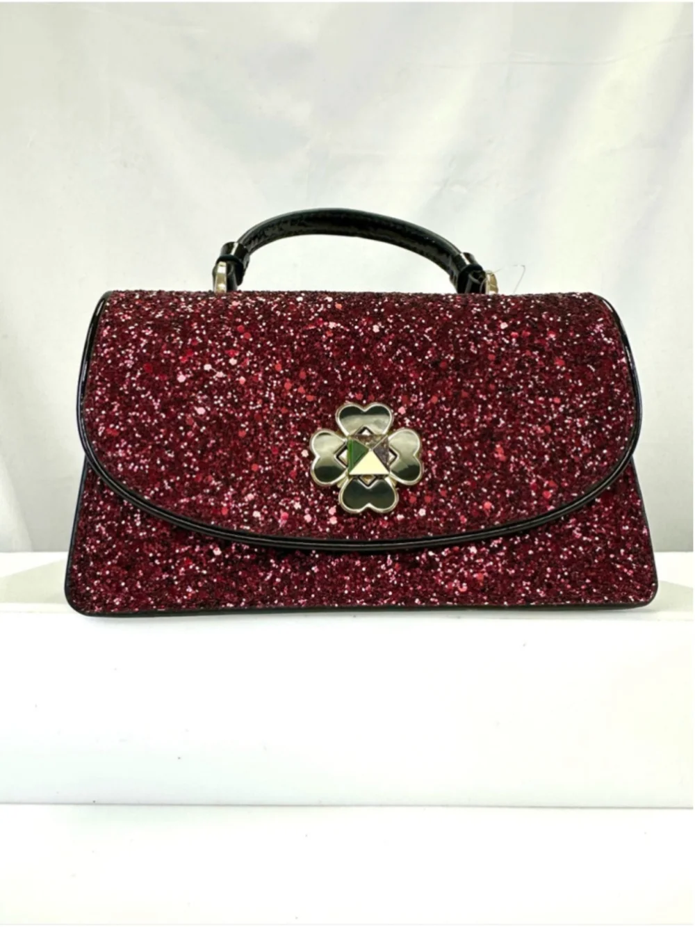 kate spade Odette Pink Glitter Mini Top Handle Crossbody Bag NWT